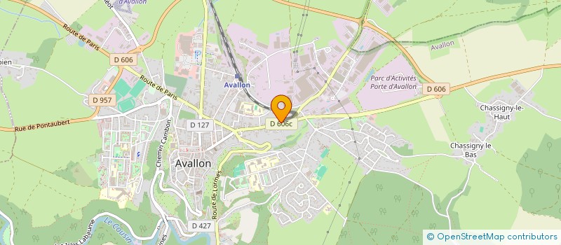 localisation de l'entreprise ENTR GEN DE MACONNERIE AVALLONNAISE à AVALLON