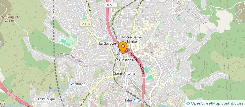 localisation de l'entreprise ENTR GEN DE MACONNERIE .E.G.M. à MARSEILLE