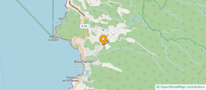 localisation de l'entreprise ENTR GEN DE PLOMBERIE SANITAIRE à BOUILLANTE