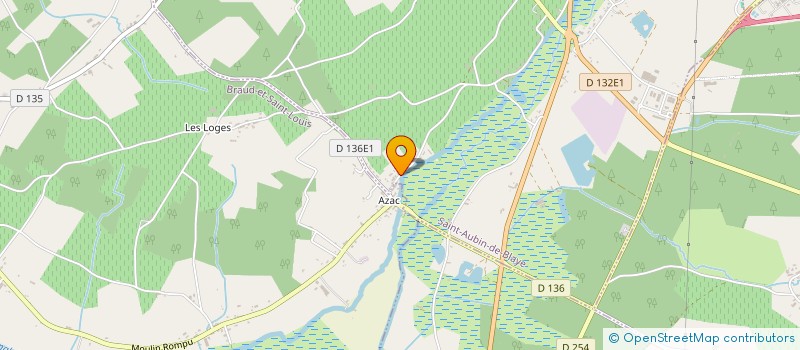 localisation de l'entreprise ENTR GEN DU BAT SARL GREZIL à BRAUD-ET-SAINT-LOUIS