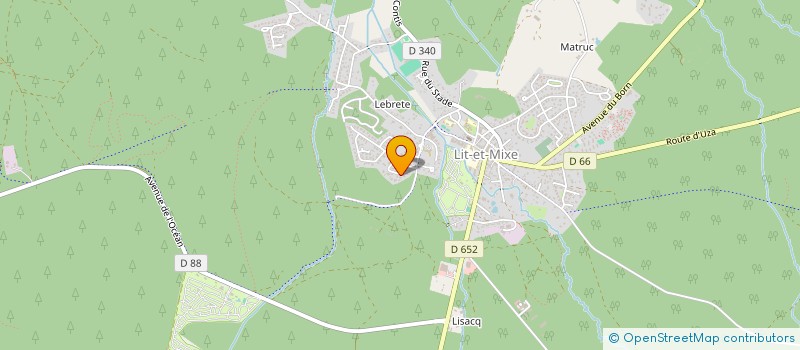 localisation de l'entreprise ENTR GEN DU BAT SARRADE & FILS à LIT-ET-MIXE
