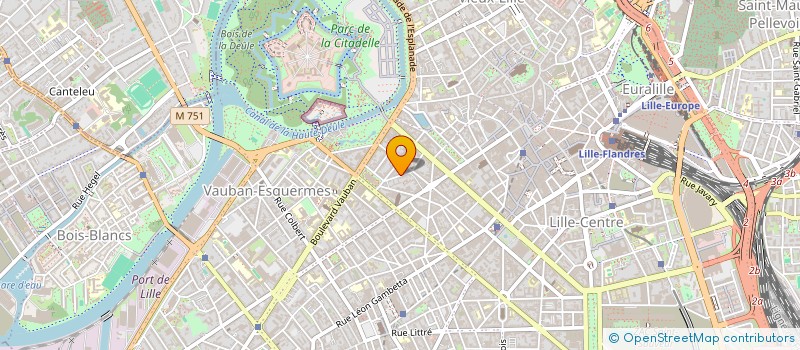 localisation de l'entreprise ENTR GEN TRAVAUX AMENAGEMENT REGIONALE à LILLE