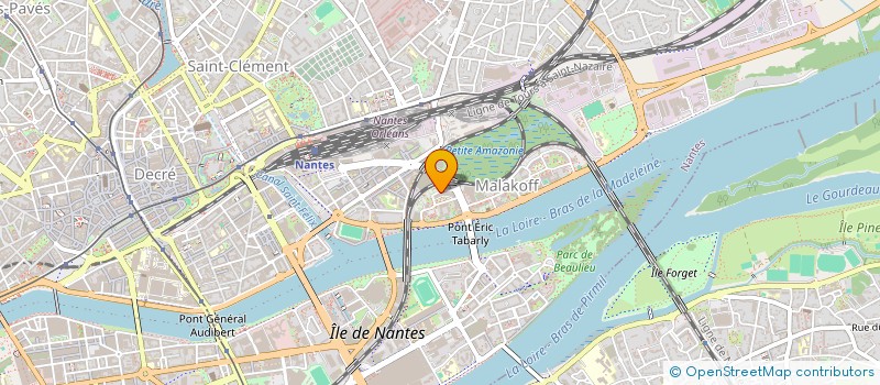 localisation de l'entreprise ENTR GEN TRAVAUX MACONNERIE ETANCHEITE  NANTES