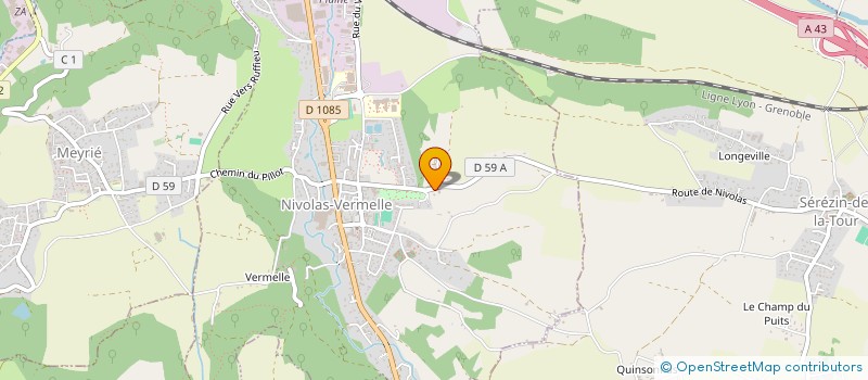 localisation de l'entreprise ENTR GENE FUZIER ET LAMBERT  NIVOLAS-VERMELLE