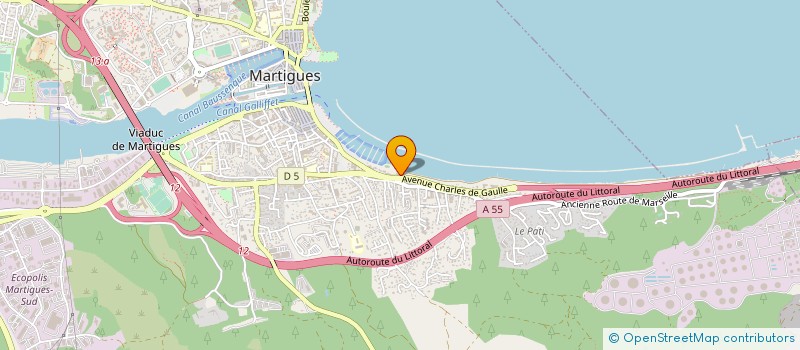 localisation de l'entreprise ENTR GENER CHANCEL PARTENER'S à MARTIGUES