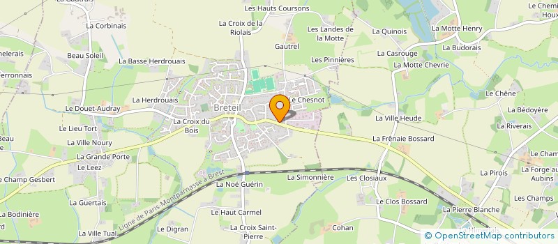 localisation de l'entreprise ENTR GENERALE ARTISANALE BATIMENT à BRETEIL