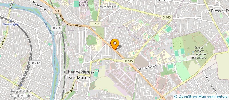 localisation de l'entreprise ENTR GENERALE BATIMENT MARQUES FILS  CHENNEVIERES-SUR-MARNE