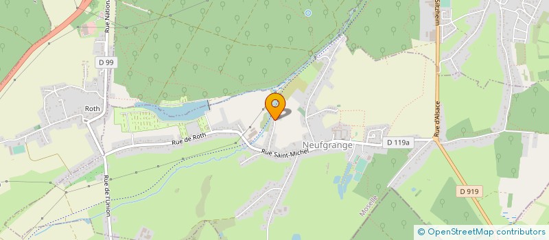 localisation de l'entreprise ENTR GENERALE BATIMENT REHO ET FILS  NEUFGRANGE