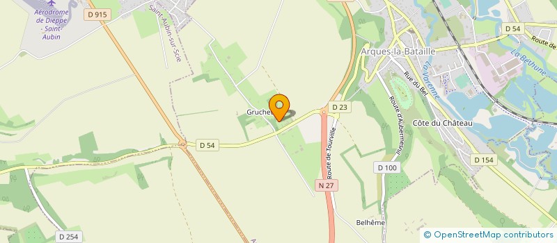 localisation de l'entreprise ENTR GENERALE COUVERTURE RIMBERT  ARQUES-LA-BATAILLE