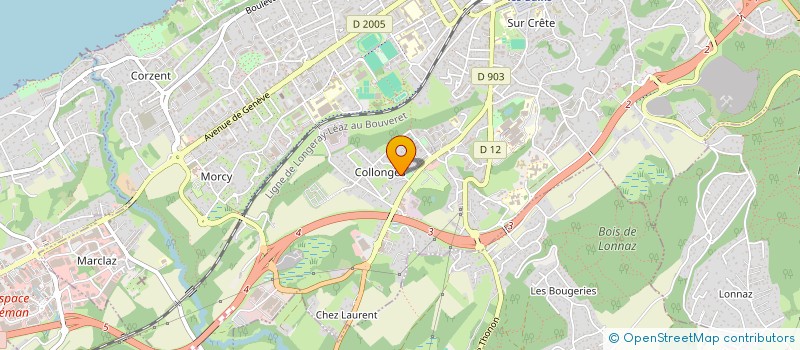 localisation de l'entreprise ENTR GENERALE D'ELECTRICITE ROCH à THONON-LES-BAINS