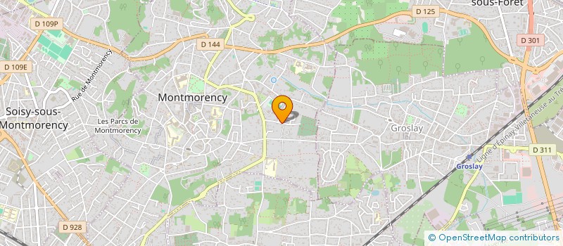 localisation de l'entreprise ENTR GENERALE DE BATIMENT BAILLY RAVET  MONTMORENCY