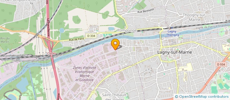 localisation de l'entreprise ENTR GENERALE DE BATIMENT JACQUES TISSOT  LAGNY-SUR-MARNE