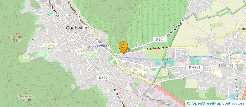 localisation de l'entreprise ENTR GENERALE DE BATIMENT SEBASTIEN DUGO à ISSENHEIM