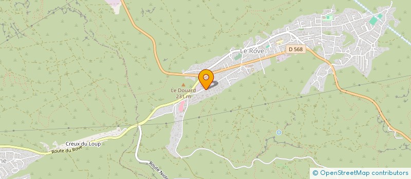 localisation de l'entreprise ENTR GENERALE DU BATIMENT T P  LE ROVE