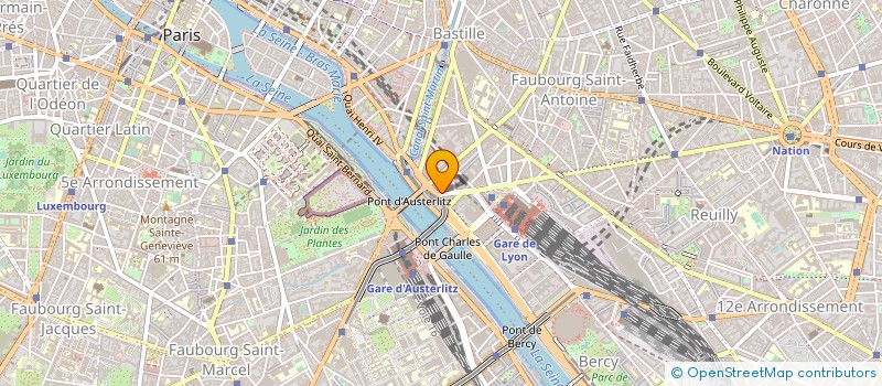 localisation de l'entreprise ENTR GENERALE TRANSPORTS FUNEBRES à PARIS
