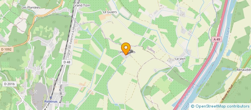 localisation de l'entreprise ENTR GRENOBLOISE TRAVAUX PUBLICS  POLIENAS