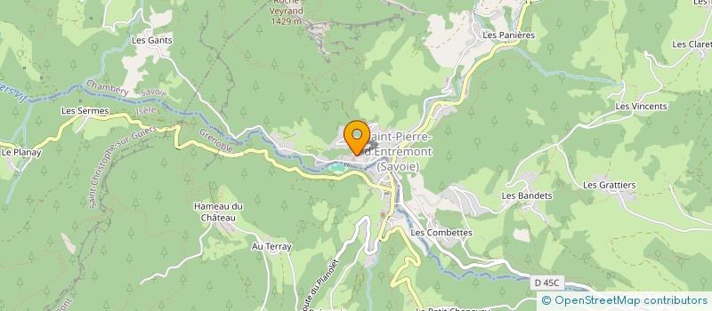 localisation de l'entreprise ENTR'GYM  SAINT-PIERRE-D'ENTREMONT
