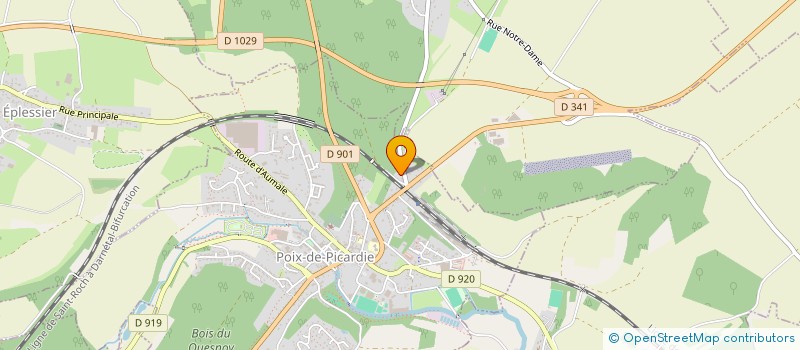 localisation de l'entreprise ENTR HAY ET FILS à EQUENNES-ERAMECOURT