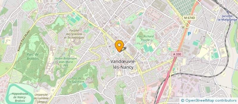 localisation de l'entreprise ENTR INGENIERIE TEHCN INFORM COMMUNICAT à VANDŒUVRE-LES-NANCY