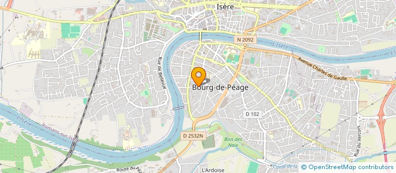 localisation de l'entreprise ENTR INSTALLATIONS ELECTRIQUES PIRON à BOURG-DE-PEAGE