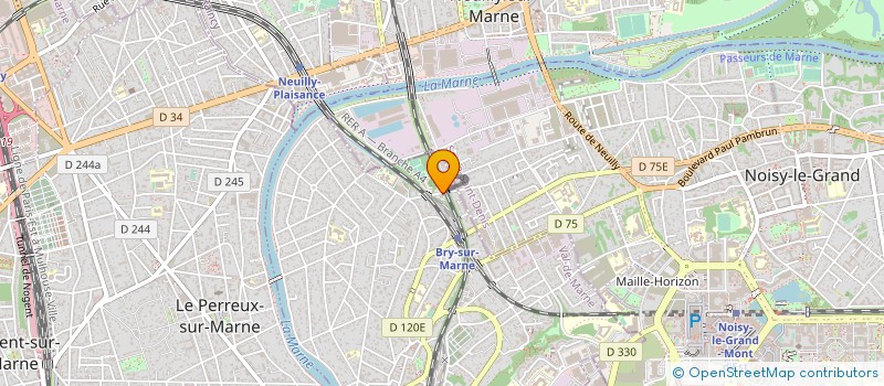localisation de l'entreprise ENTR LOI MACONNERIE GEN BETON ARME à BRY-SUR-MARNE