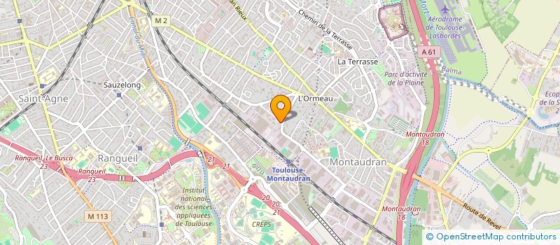localisation de l'entreprise ENTR MAINTENANCE REVET INDUSTR à TOULOUSE