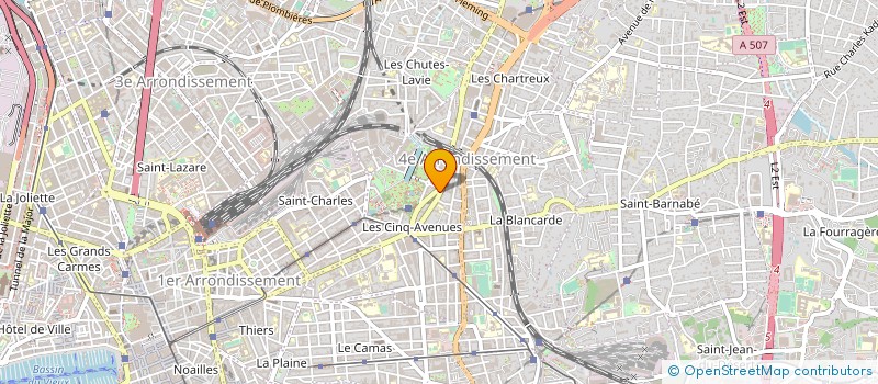 localisation de l'entreprise ENTR MARSEILLAISE PLOMBERIE ELECTRICITE à MARSEILLE