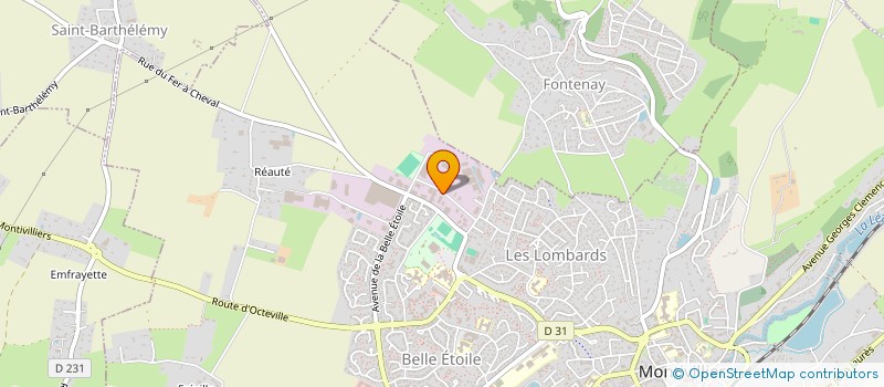 localisation de l'entreprise ENTR MENUISERIE METALLIQUE MIROITERIE à MONTIVILLIERS
