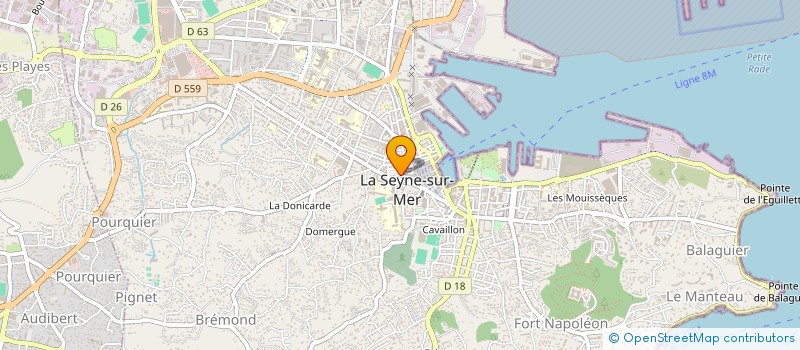 localisation de l'entreprise ENTR NABET ET RICHER à LA SEYNE-SUR-MER