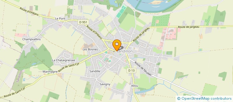 localisation de l'entreprise ENTR'NOUS à SANDILLON