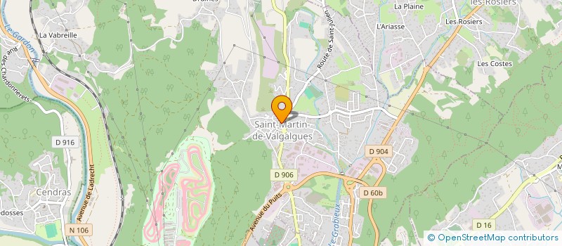 localisation de l'entreprise ENTR'NOUS  SAINT-MARTIN-DE-VALGALGUES