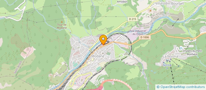 localisation de l'entreprise ENTR PRESTATIONS INGENIERIE & CONSTRUCT à MODANE