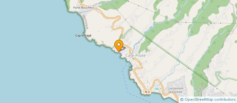 localisation de l'entreprise ENTR PROFESSIONNEL BATIMENT MARTINIQUE  CASE-PILOTE