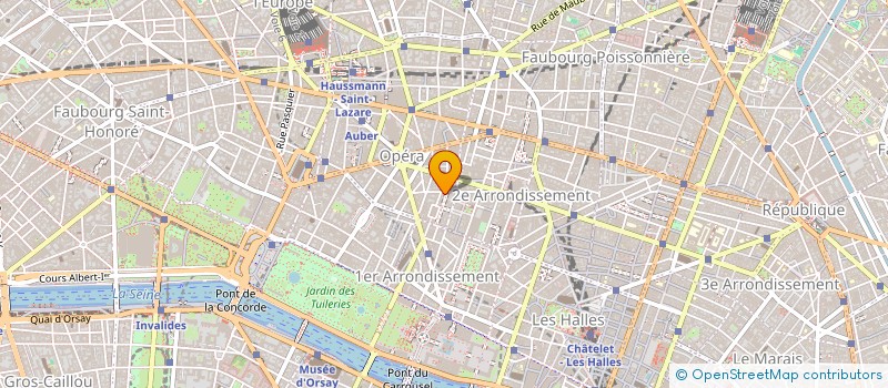 localisation de l'entreprise ENTR TAILLE HUMAINE INDEPEND CROISSANCE  PARIS