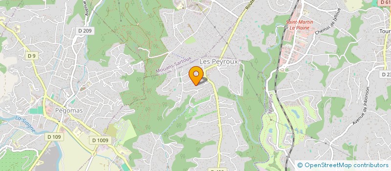 localisation de l'entreprise ENTR TINARELLI à LA ROQUETTE-SUR-SIAGNE