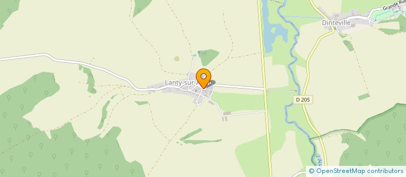 localisation de l'entreprise ENTR TRAVAUX AGRICOLES DAROSEY à LANTY-SUR-AUBE