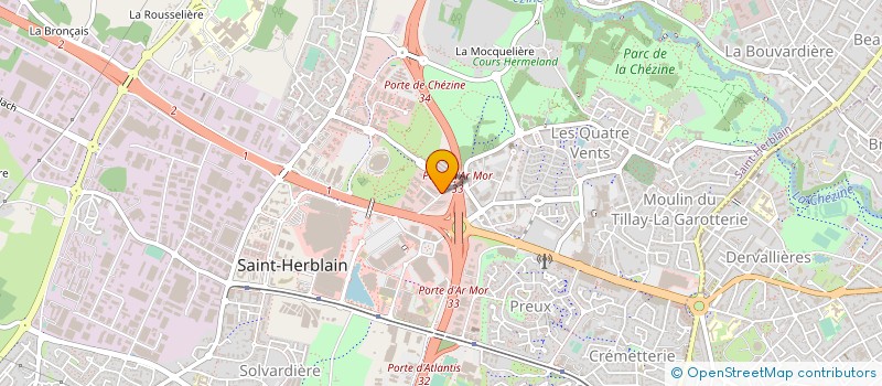 localisation de l'entreprise ENTR TRAVAUX PUBLICS DE L OUEST à SAINT-HERBLAIN