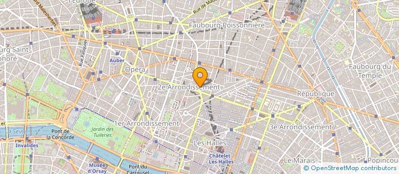 localisation de l'entreprise ENTRA B C à PARIS