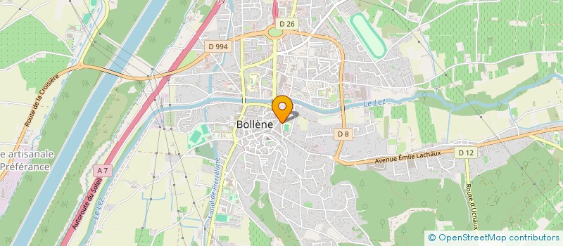 localisation de l'entreprise ENTRACT'CAFE  BOLLENE