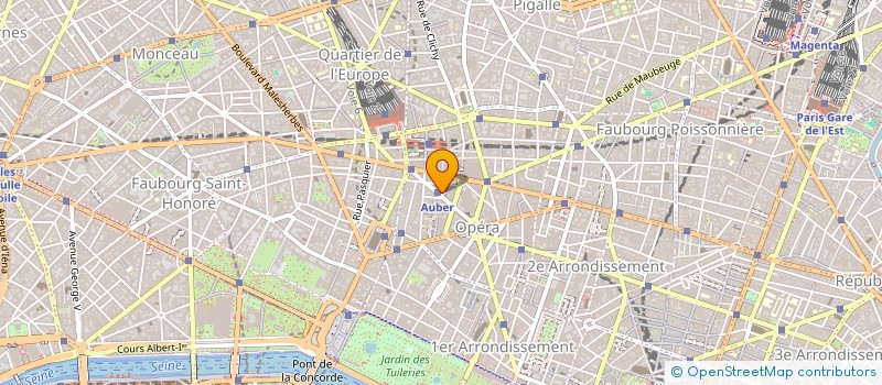 localisation de l'entreprise ENTRACTE à PARIS