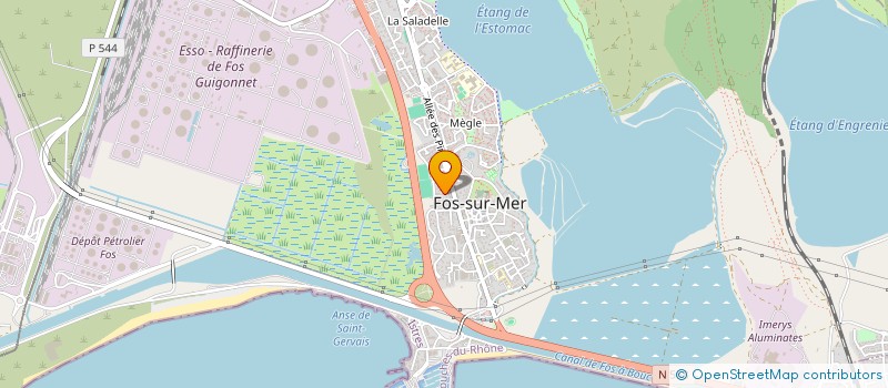 localisation de l'entreprise ENTRACTE  FOS-SUR-MER