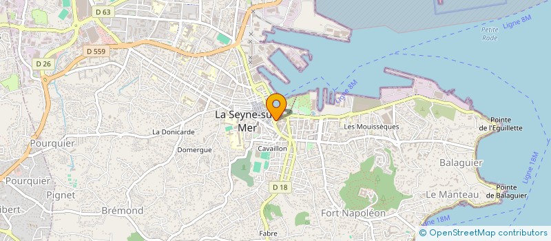 localisation de l'entreprise ENTRACTE BAR  LA SEYNE-SUR-MER