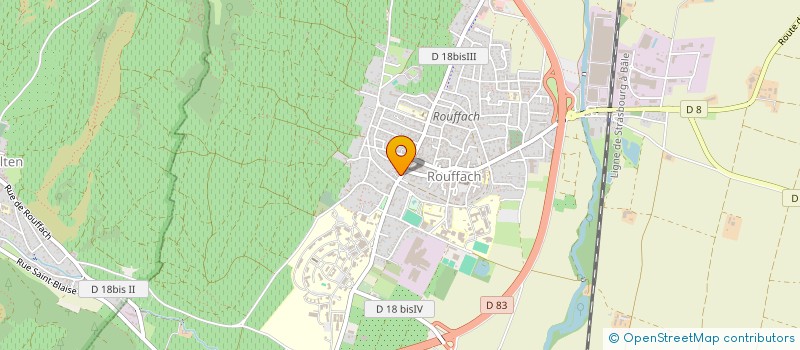 localisation de l'entreprise ENTRAFOC GIE  ROUFFACH