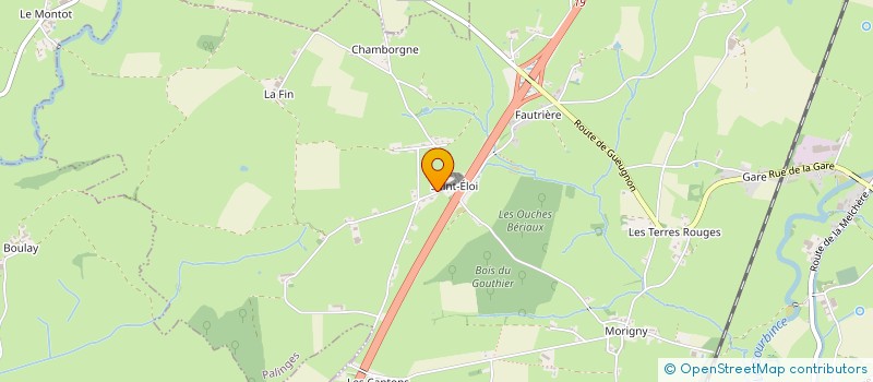 localisation de l'entreprise ENTRAGRI  PALINGES