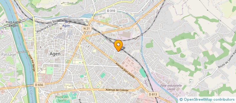 localisation de l'entreprise ENTRAID'ADDICT 47  AGEN