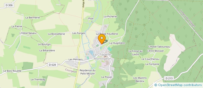 localisation de l'entreprise ENTRAID'ADDICT 61 à LA CHAPELLE-MONTLIGEON