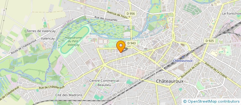 localisation de l'entreprise ENTRAID'ADDICT - REGION CENTRE VAL DE LOIRE à CHATEAUROUX