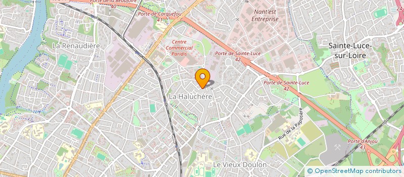 localisation de l'entreprise ENTRAID'ADDICT REGION PAYS DE LA LOIRE à NANTES