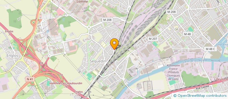localisation de l'entreprise ENTRAID'UNION à SEQUEDIN