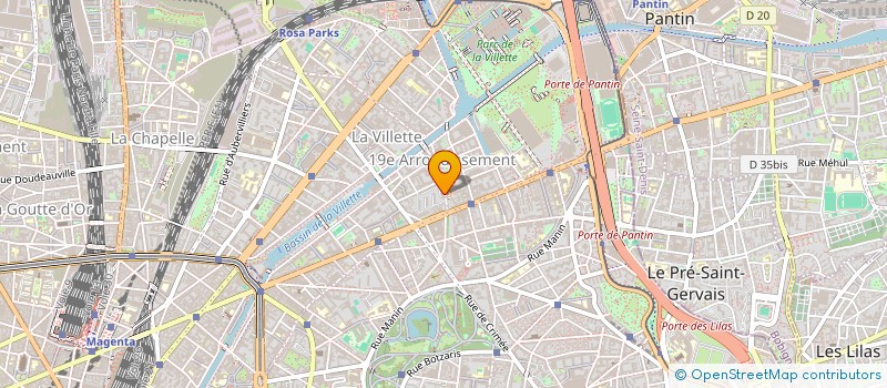 localisation de l'entreprise ENTRAIDE  PARIS